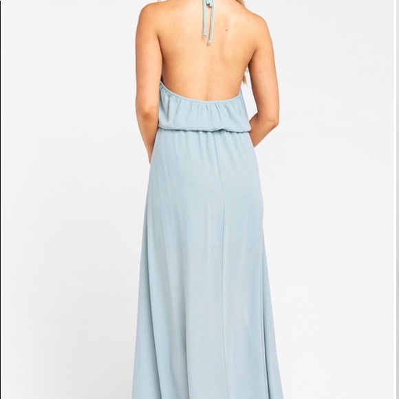 Show Me Your Mumu Heather Halter Silver Sage Crisp - Picture 3 of 3